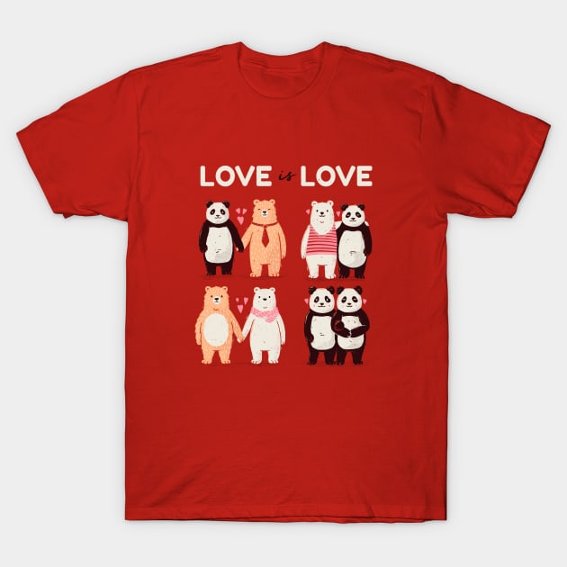 Love is Love T-Shirt by Tobe_Fonseca